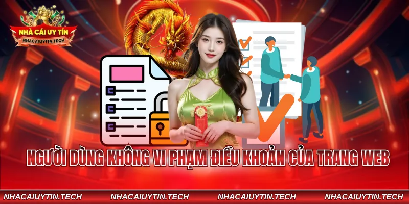 Người dùng không vi phạm điều khoản của trang web